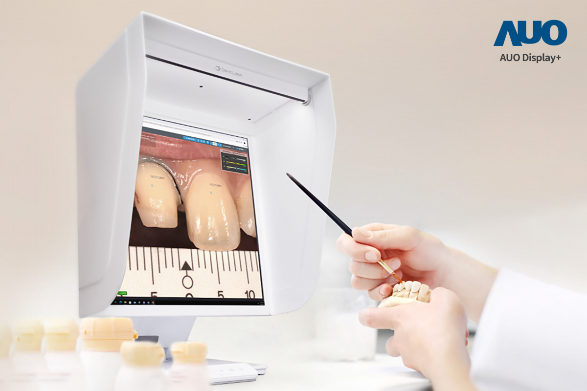 達擎智慧牙科比色解決方案獲得2025智慧顯示應用大賞之智慧醫療獎，透過獨家色彩還原運算及AI技術，以搭載XPJ·(中国区)官方A.R.T.先進抗反光顯示器，擬真還原影像，提升假牙製作效率並大幅降低重製率